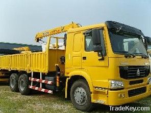 12 Tons Sinotruk 6x4 HOWO Crane Truck