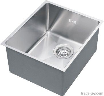 stainless steel kitchen sink / strainer curve corner