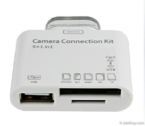 For Galaxy Tab OTG Connection Kit Card Reader Adapter 5in1