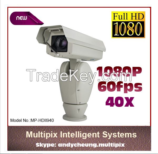 1080 60fps PTZ Camera 40X Long Range Zoom Heavy duty PTZ Camera CCTV camera IP camera POE camera
