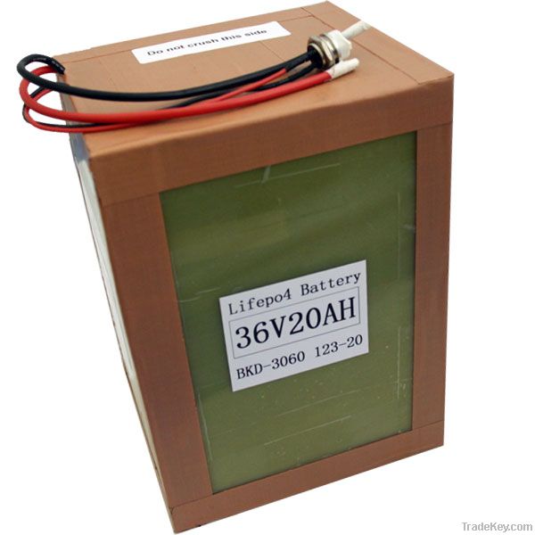 A123 Battery pack 36v20ah-12S1P for electric vehicle
