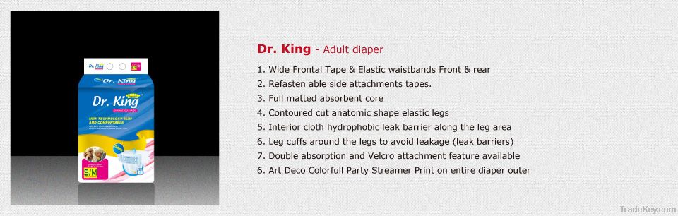 Dr. King Adult Diaper