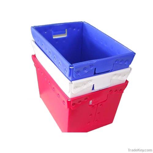 colorful pp corrugated box