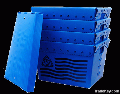 colorful pp corrugated plastic box