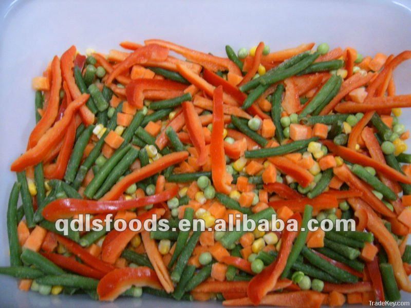 china iqf mixed vegetables