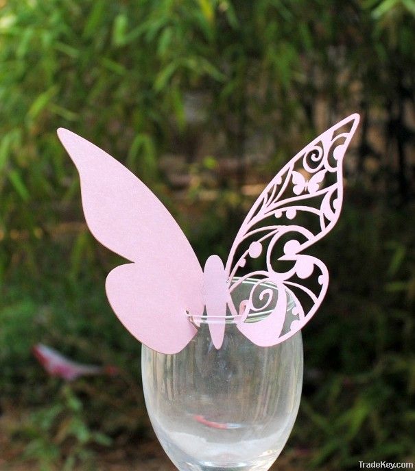 Luxurious Party!Various color 'butterfly'place card