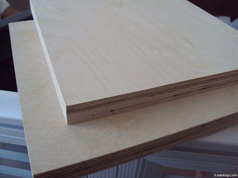 Birch plywood 10MM for furniture