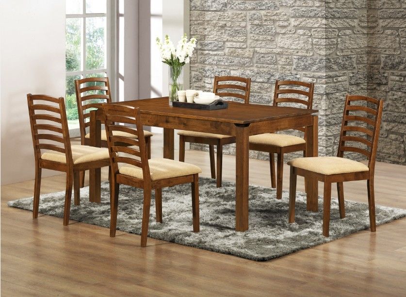 Wooden Dining Set (OPERA 1+6)