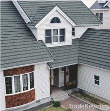 Stone-coated metal roof tile