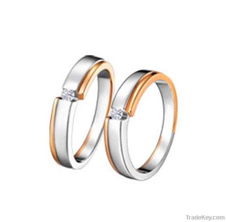 stainless steel couple ring jewelry