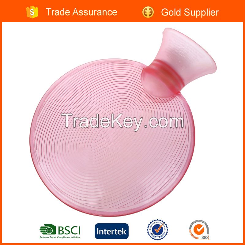 Transparent Pvc Hot Water Bottle With Bs Certification