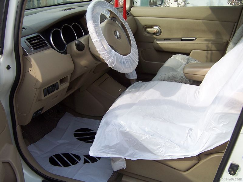 Seat Cover -plastic seat cover to keep new car clean