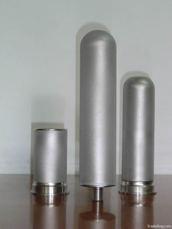 Titanium porous filters