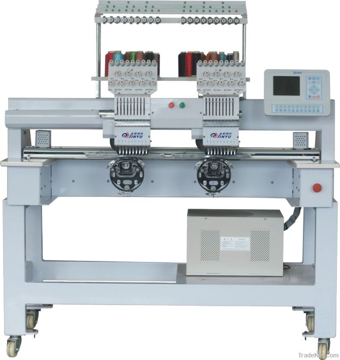 double heads cap embroidery machine
