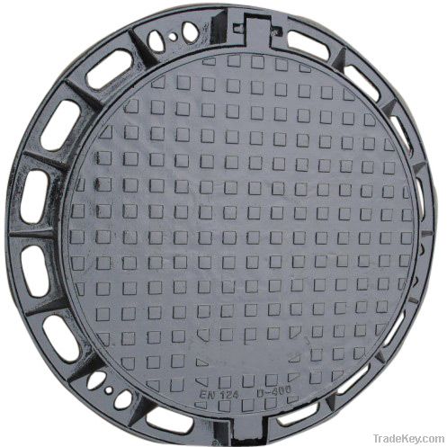 Ductile cast iron manhole cover