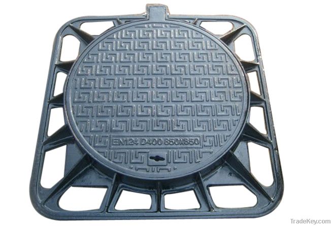 Ductile iron casting round drains manhole cover