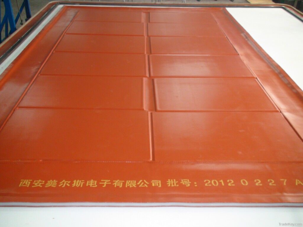 glass laminator silicone rubber