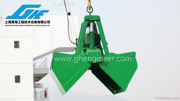 2-30m3 Electro-Hydraulic Clamshell Grab for Marine Single Rope Crane