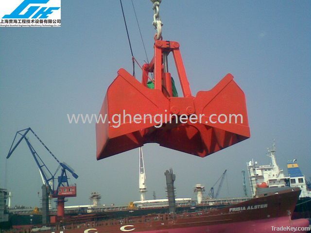 2-30m3 Electro-Hydraulic Clamshell Grab for Marine Single Rope Crane