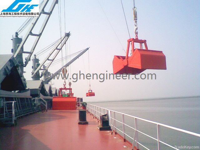 2-30m3 Electro-Hydraulic Clamshell Grab for Marine Single Rope Crane