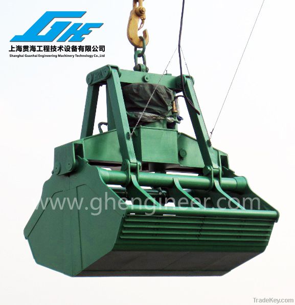 Single Rope Electro Hydraulic Clamshell Grab for Bulk Materials