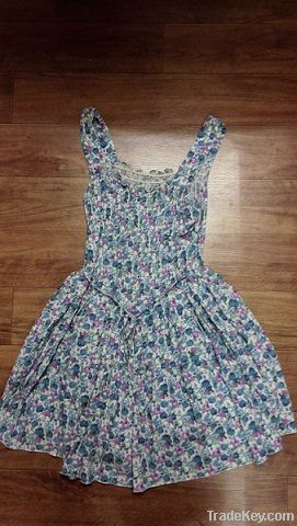 Used ladies cotton one-piece dress