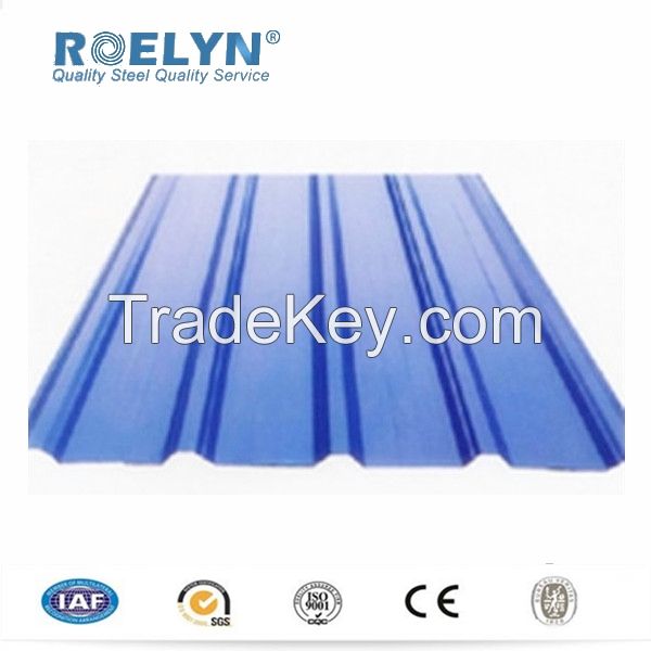 Zink Corrugated Color Coated Metal Roofing Sheets