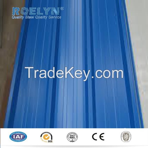 Clour-coated corrugated metal roofing sheets
