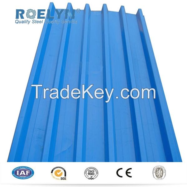 China galvanized corrugated steel sheet roofing decking 