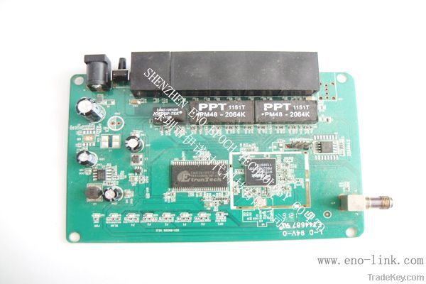 shenzhen n-link 600M dualband 10/100Mbps wireless router pcb board