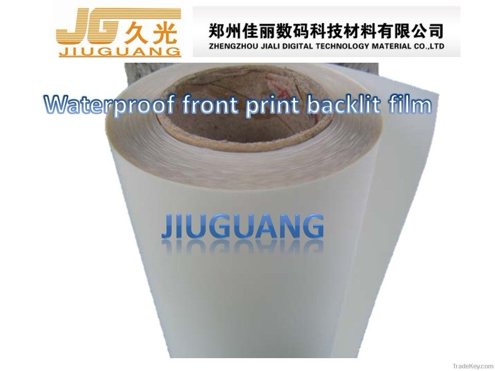 water based front print backlit film outdoor advertising