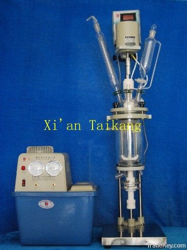 Double Layer Glass Jacketed Reactor