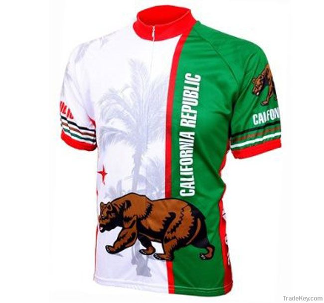 mens cycling jersey with sublimation printed