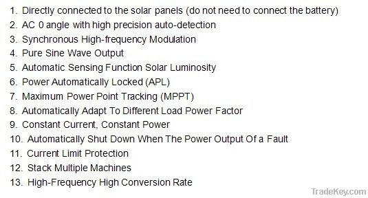 260watt solar grid-tie micro inverter Waterproof