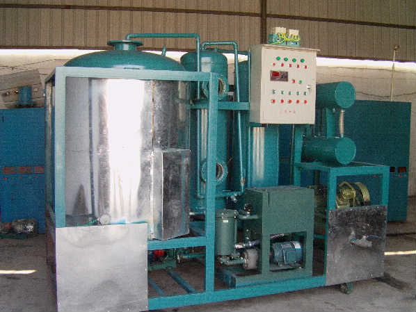 Waste tyre oil decoloring equipment