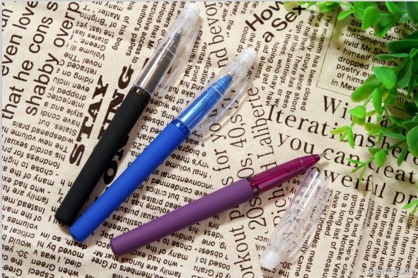 new plastic erasable ball pen for office and student