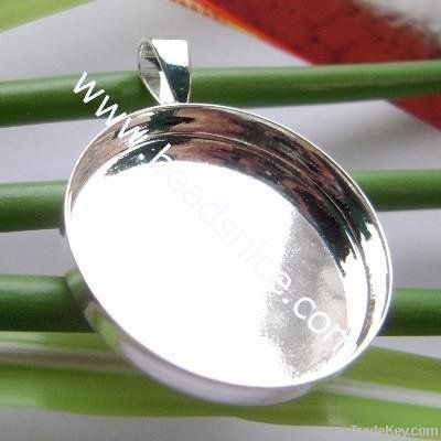 Wholesale Photo Jewelry Pendant Trays  with glass inserts