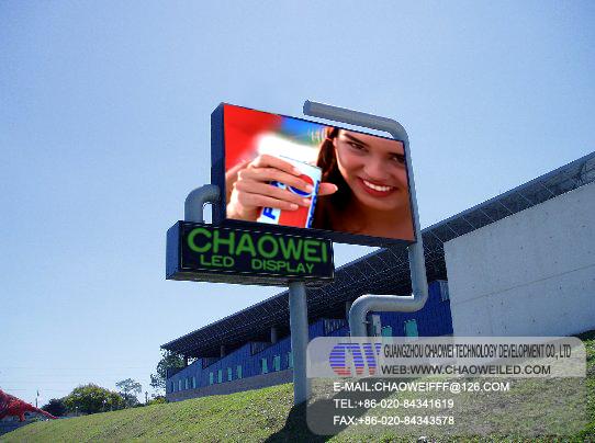 outdoor p20 full color led display