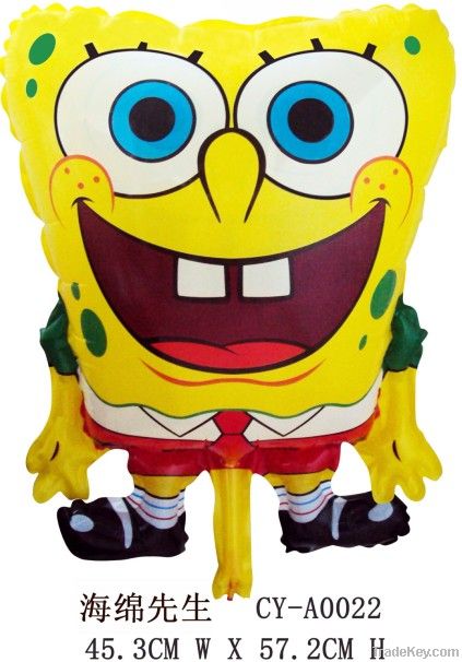 Spongebob helium balloon
