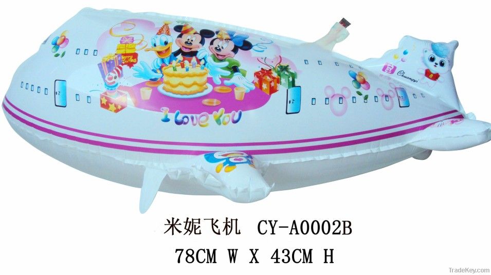 Mickey and Minnie helicopter helium balloon