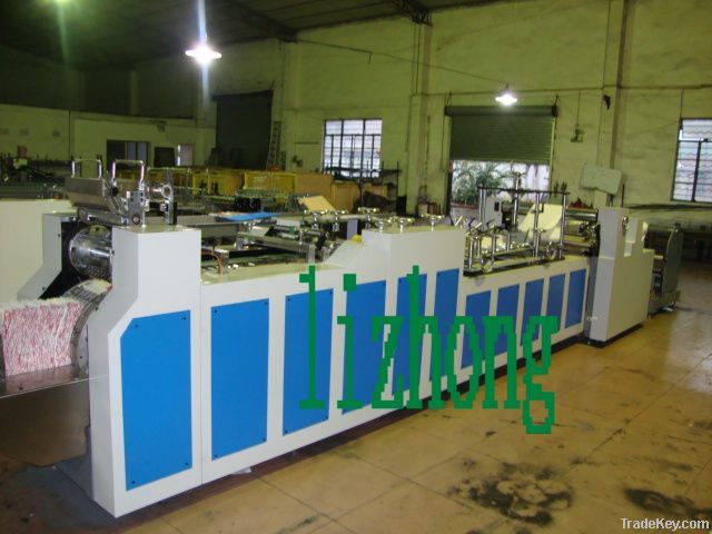 automatically food paper bag making machine