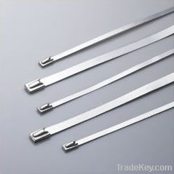 Stainless steel lock steel ball ties