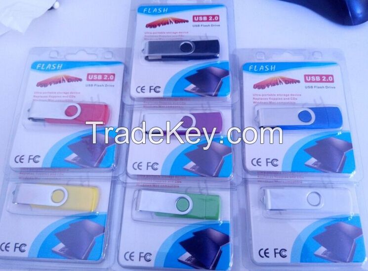 most popular!! OEM 1gb/2gb/4gb/8gb/16gb/32gb swivel usb flash drive in bulk for wholesale