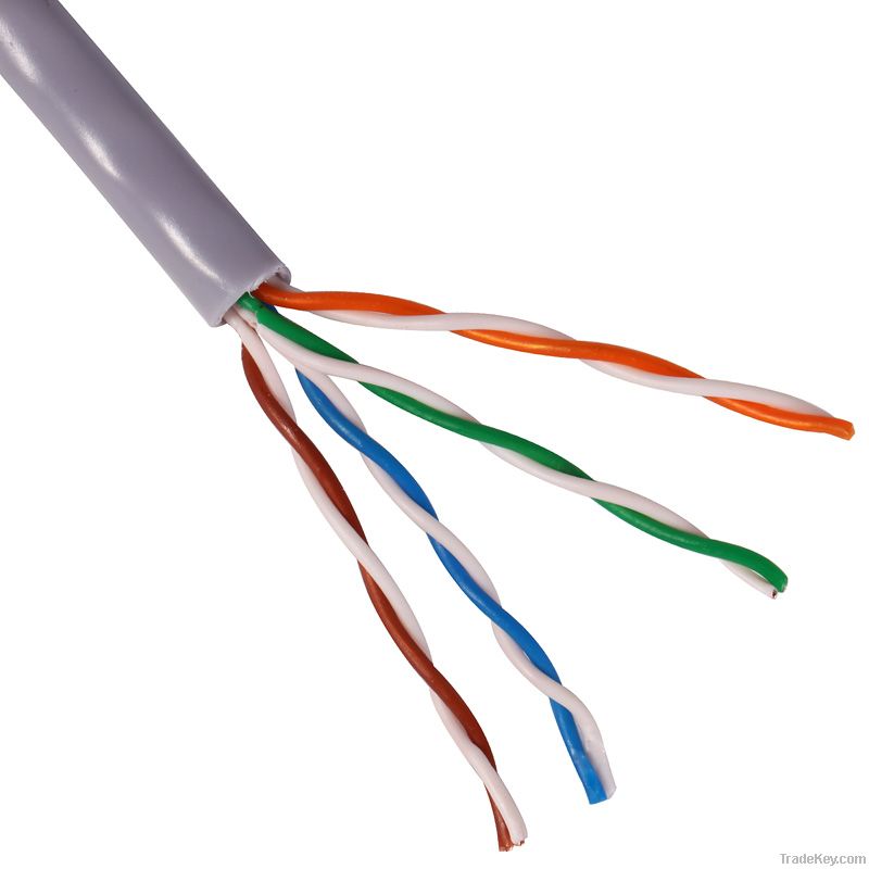 CE ROHS certified BC/CCA 305m Cat5e Lan cable