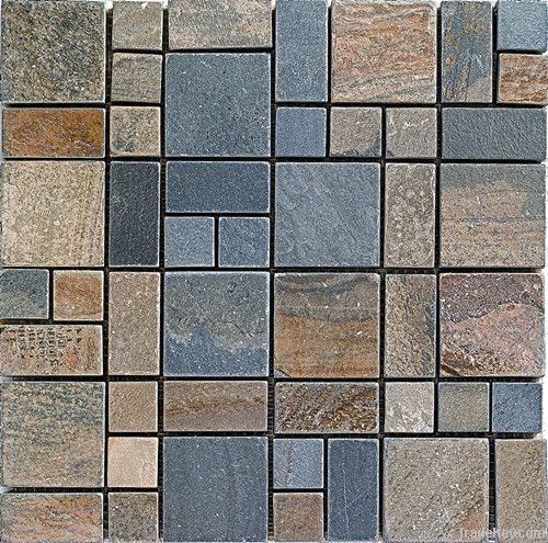 Mosaic , Stone Mosaic , Mosaic tiles, Chinese MosaicSlate Mosaic ZXM03
