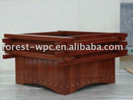 2012 High tensile strength and Corrosion-resistant wpc flower box