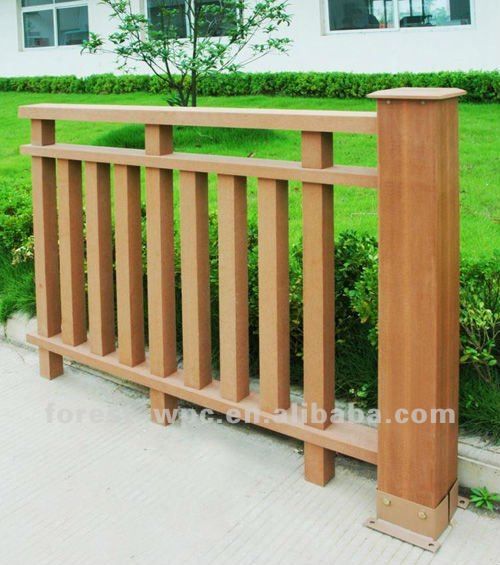 2012 High tensile strength great wpc wood railing