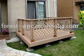 2012 High tensile strength and Corrosion-resistant WPC(Wood -plastic Composite) Railing fence