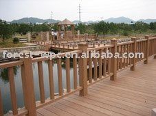 2012 High tensile strength and Corrosion-resistantWPC(Wood -plastic Composite) Fencing/Railing