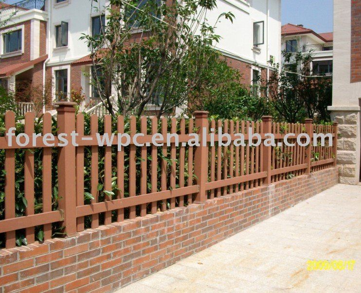 2012 Fire-resistant water proof and environmental protection WPC(Wood -plastic Composite)Railing Fence